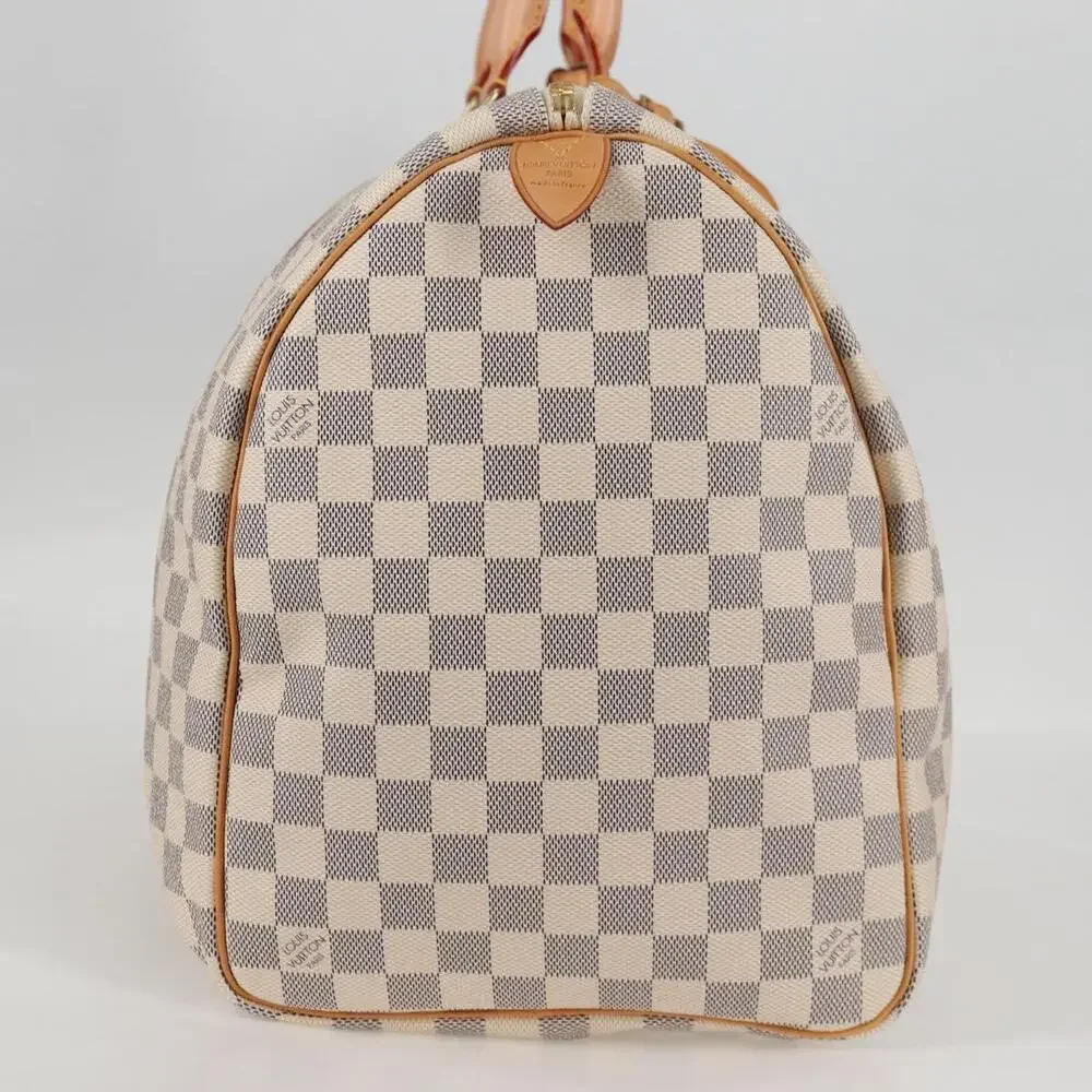 LOUIS VUITTON Damier Azur Keepall 50 Boston Bag N41430